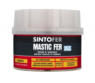 SINTO Mastic polyester Souple fer bo&icirc;te de 170 ml