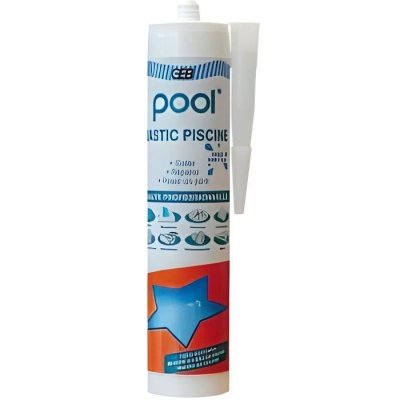 GEB Mastic sanitaire piscine blanc 290ml