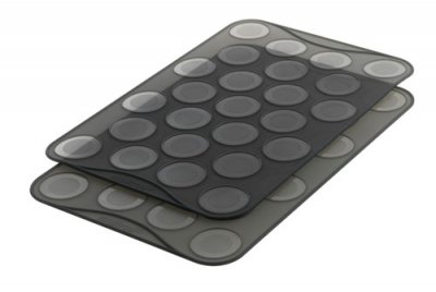 MASTRAD  F45514 Feuille de Cuisson pour Petits Macarons Lot de 2