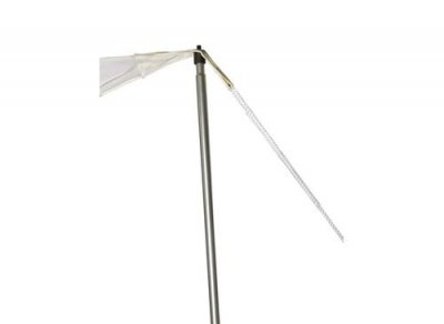 JARDIDECO M&acirc;t acier pour voile d'ombrage &oslash; 20 mm - 2,70 m Jardiline