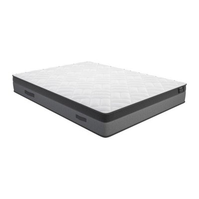 VENTE UNIQUE Matelas 140 x 190 cm ressorts ensach&eacute;s et m&eacute;moire de forme &eacute;p.24cm - ILLUSION de DREAMEA