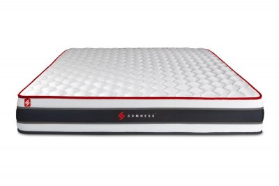 SOMNESS Matelas 140x200 Energy - Ressorts ensach&eacute;s - 22 cm - Ferme