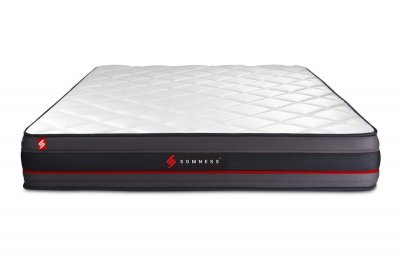 SOMNESS Matelas 140x200 Regen - Mousse &agrave; m&eacute;moire - 24 cm - Ferme