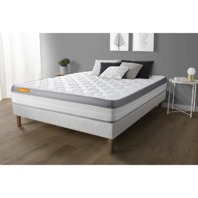 SEPTNUITS Matelas 160x200 m&eacute;moire de forme Matelas Memo zen 160x200 cm