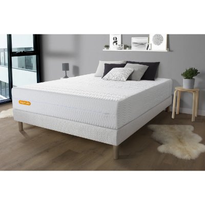 SEPTNUITS Matelas 180x200 m&eacute;moire de forme Matelas Memo bio 180x200 cm