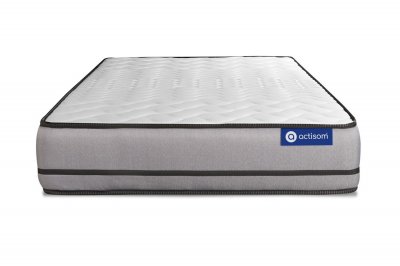 ACTISOM Matelas actiflex 120x190cm ressorts ensaches 3zones de confort