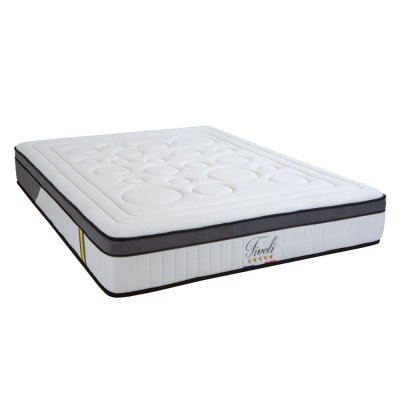 BELLECOUR Matelas au soutien ferme - Blanc - 90 x 200cm