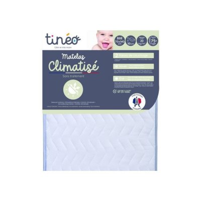 Matelas b&eacute;b&eacute; climatis&eacute; compress&eacute; - 70 x 140 cm - Epaisseur 11 cm -
