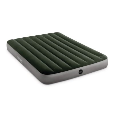 INTEX Matelas de camping Classic gonfleur int&eacute;gr&eacute; 2 places - 