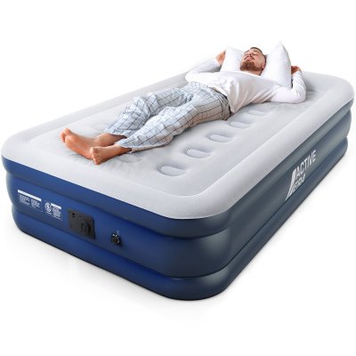  Matelas gonflable 1 personne active era avec pompe et oreiller int&eacute;gr&eacute;s 99 x 187 x 46 Active Era