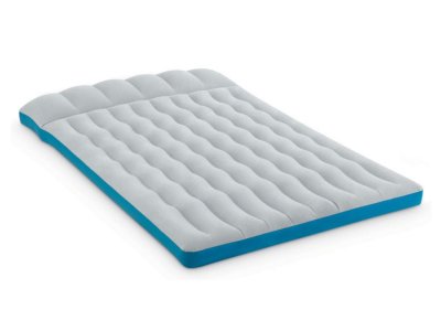 INTEX Matelas gonflable 2 places ""camping"" 193cm bleu