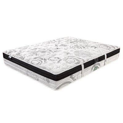 LUXURY LITERIE Matelas Latex Bio 140x190 cm -  - 10 zones de confort - R&eacute;versible - Orthop&eacute;dique