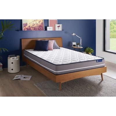 ACTISOM Matelas Ressorts ensach&eacute;s ACTIFLEX PUR 200x200cm 3zones de confort