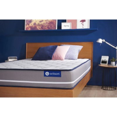 ACTISOM Matelas ressorts ensach&eacute;s actiflex pur 90x190cm 3zones de confort
