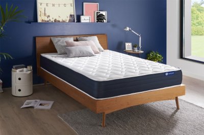 ACTISOM Matelas Ressorts ensach&eacute;s et M&eacute;moire de forme ACTIFLEX SLEEP 160x200 5zones de confort