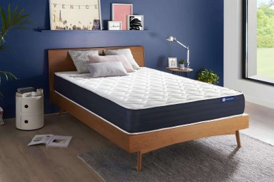 Matelas Ressorts ensaches et Memoire de forme ACTIFLEX SLEEP 5 zones de confort