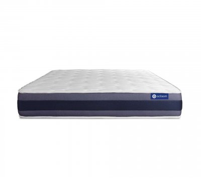 ACTISOM Matelas Ressorts ensach&eacute;s+M&eacute;moire de forme ACTIFLEX MORPHO 140x190 Maxi &eacute;paisseur 5zones de confort