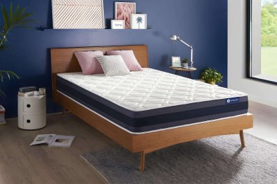 ACTISOM Matelas Ressorts ensach&eacute;s+M&eacute;moire de forme ACTIFLEX MORPHO 160x200 Maxi &eacute;paisseur 5zones de confort