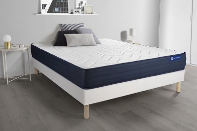 ACTISOM Matelas + sommier 140x190 latex et m&eacute;moire de forme  - Actilatex life