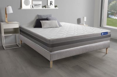 ACTISOM Matelas + sommier 140x190 m&eacute;moire de forme  - Actimemo relax