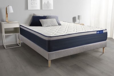 ACTISOM Matelas + sommier 180x200 latex et m&eacute;moire de forme  - Actilatex max