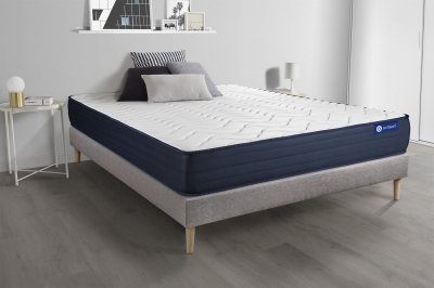 ACTISOM Matelas + sommier 200x200 latex et m&eacute;moire de forme  - Actilatex life