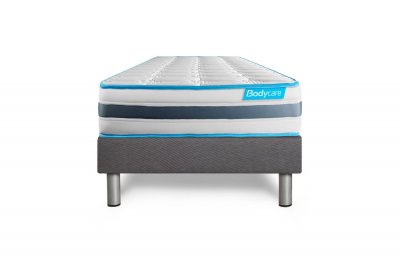 BODYCARE Matelas + sommier 90x190 ressorts ensach&eacute;s  Bodyzone