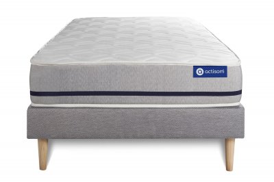 ACTISOM Matelas + sommier 90x200 m&eacute;moire de forme  - Actimemo soft