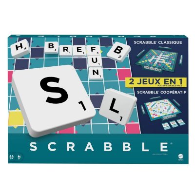 MATTEL  Games - Scrabble Classique - Jeu De Soci&eacute;t&eacute; - 10 Ans Et +