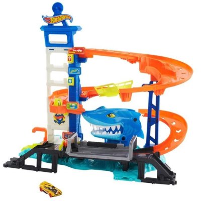 MATTEL  HDP06 - Hot Wheels Coffret L&rsquo;Attaque du Requin