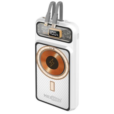 MAX EXCELL  Powerbank MagSafe 10000mAh Blanc