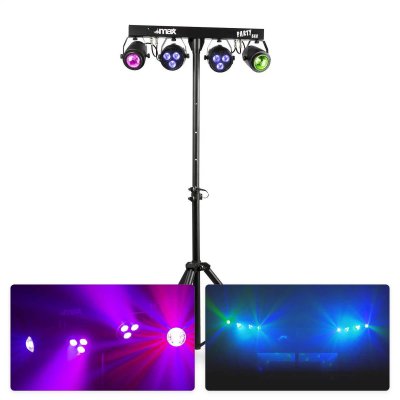 TRONIOS Max partybar 2par 3 leds 4-en-1 rgbw + 2 jellymoon 153.23599999999999