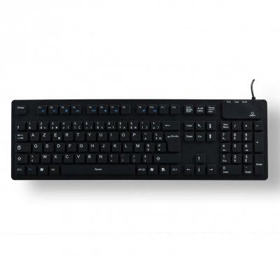 MCL SAMAR MCL ACK-729/N clavier USB + PS/2 AZERTY Fran&ccedil;ais Noir