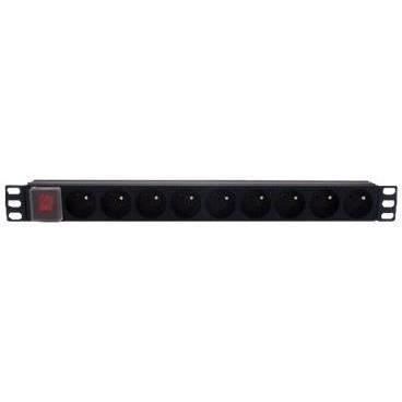 MCL SAMAR Mcl r&eacute;glette &eacute;lectrique rackable 9 prises + terre 16a 9A/RE-9
