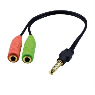 MCL  samar  CG-705 c&acirc;ble audio 0,09 m 3,5mm 2 x 3.5mm Noir