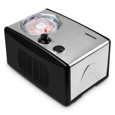 MEDION MD 18387 - Machine &agrave; glace Sorbeti&egrave;re - 150 Watt - 1.5 L - Compresseur int&eacute;gr&eacute;
