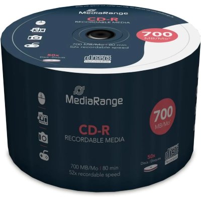 MEDIARANGE  - 50 x CD-R - 700 Mo (80 min) 52x - spindle