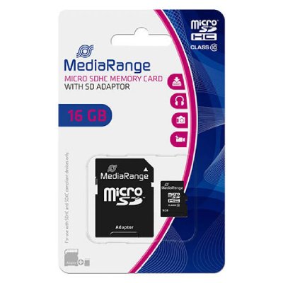 MEDIARANGE  MR958 Memoria Flash 16 GB MICROSDHC CLASE 10