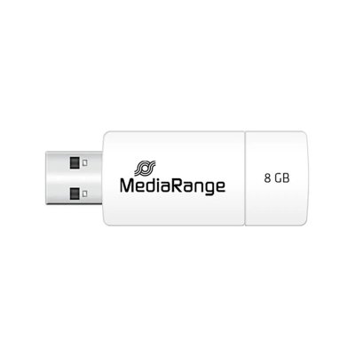 MEDIARANGE  MR971 UNIDAD Flash USB 8 GB USB Tipo A 2.0 Azul, Blanco