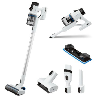 MEDION  P350 aspirateur Noir, Blanc Sans sac - Neuf