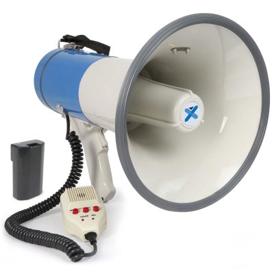 VONYX Meg065 m&eacute;gaphone 65w fonction enregistrement sir&egrave;ne usb sd aux batterie