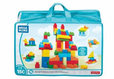 MEGA BLOKS Megabloks First Builders : Sac de construction de luxe