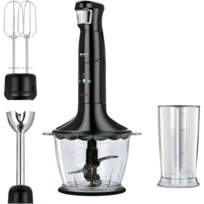 MPM M&eacute;langeur &agrave; main broyeur et tiges, avec accessoires, acier inoxydable  MBL-29/C