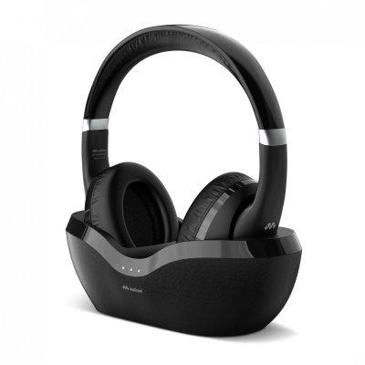 MELICONI  CUFFIA HP FLASH BASE WIRELESS cuffia TV Wireless Bluetooth 5.3, Multipoint con base ricari