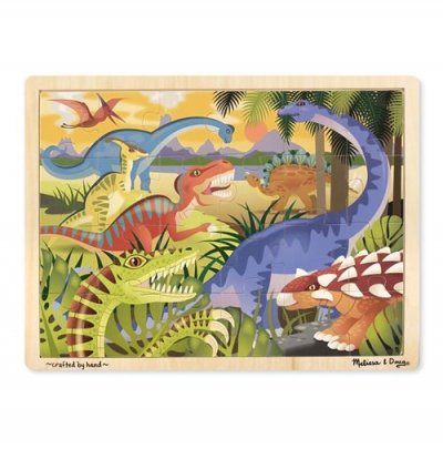 MELISSA & DOUG Melissa & Doug - 19066 - Puzzle En Bois - Dinosaures