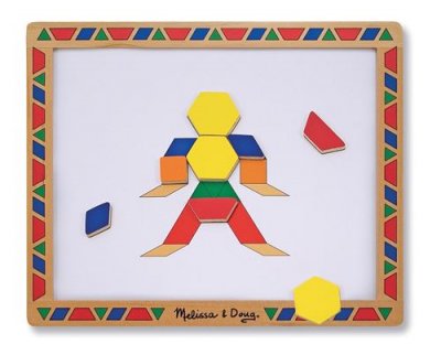 MELISSA & DOUG Melissa & Doug- Kit de Blocage des Motifs magn&eacute;tiques, 13590