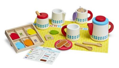 MELISSA & DOUG Melissa & Doug service &agrave; th&eacute; 22 pi&egrave;ces