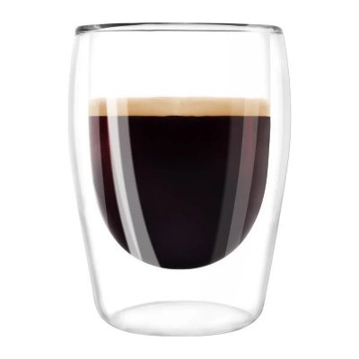 MELITTA  Lot de 2 verres pour caf&eacute; Expresso 80 ml transparent