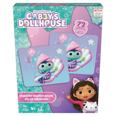 SPIN MASTER M&eacute;mo  Games Gabby et la Maison Magique 72 cartes