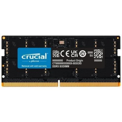 CRUCIAL M&eacute;moire PC portable  32Go DDR5 4800MHz CT32G48C40S5 